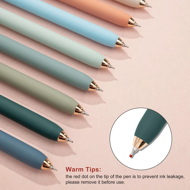 Alt view image 6 of 7 - Linbsunne Gel Pens Black Ink for Office 0.5mm Fine Point Pen, 10 pcs