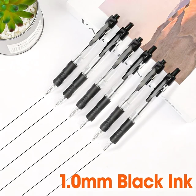 Alt view image 2 of 7 - 100 Pack Ballpoint Pens Bulk, Retractable Black Pens Ballpoint Medium Point 1mm with Super Soft Grip, No Bleed Ink Pens Smooth Writing, School, Office, Teacher Supplies, Best Gifts for Coworkers