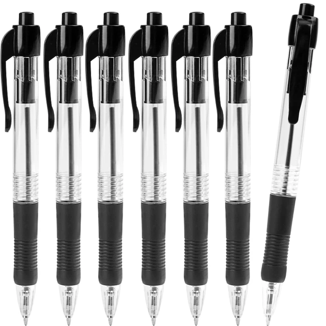 Alt view image 7 of 7 - 100 Pack Ballpoint Pens Bulk, Retractable Black Pens Ballpoint Medium Point 1mm with Super Soft Grip, No Bleed Ink Pens Smooth Writing, School, Office, Teacher Supplies, Best Gifts for Coworkers