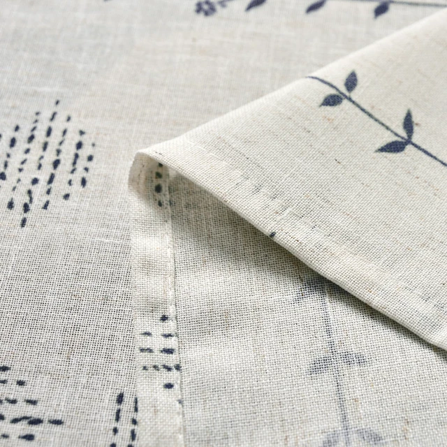 Alt view image 7 of 7 - Door Curtains for Door Window,Small Linen Boho Floral Sheer Privacy Backdoor Back Front Kitchen Door Curtain for Inside House Glass Window,24 x 36 Inch Length