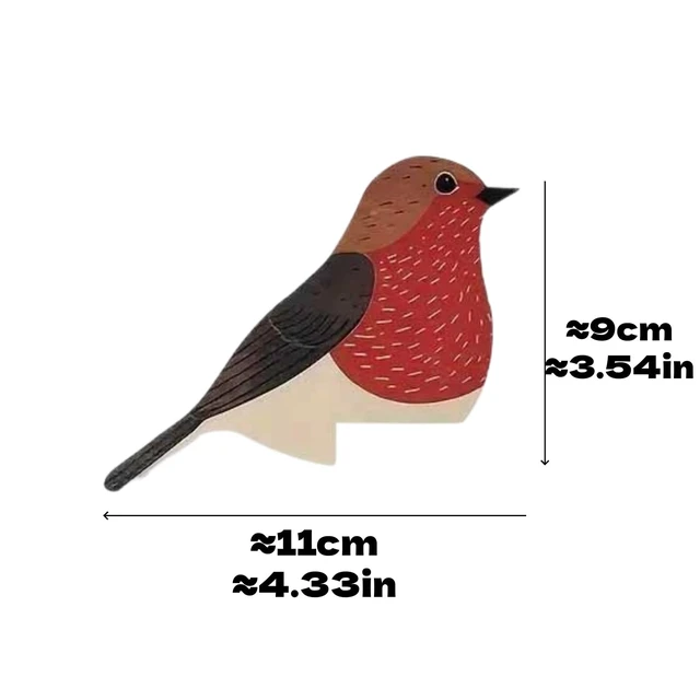 Alt view image 2 of 7 - Bird Door Decor, 3 Pairs, Cute Door Toppers