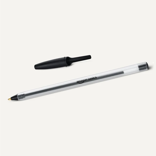 Alt view image 4 of 5 - Amazon Basics Ballpoint Pens, Medium Point 1.0mm, Black Ink, 144-Pack