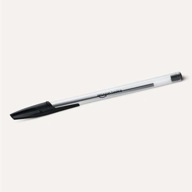 Alt view image 5 of 5 - Amazon Basics Ballpoint Pens, Medium Point 1.0mm, Black Ink, 144-Pack