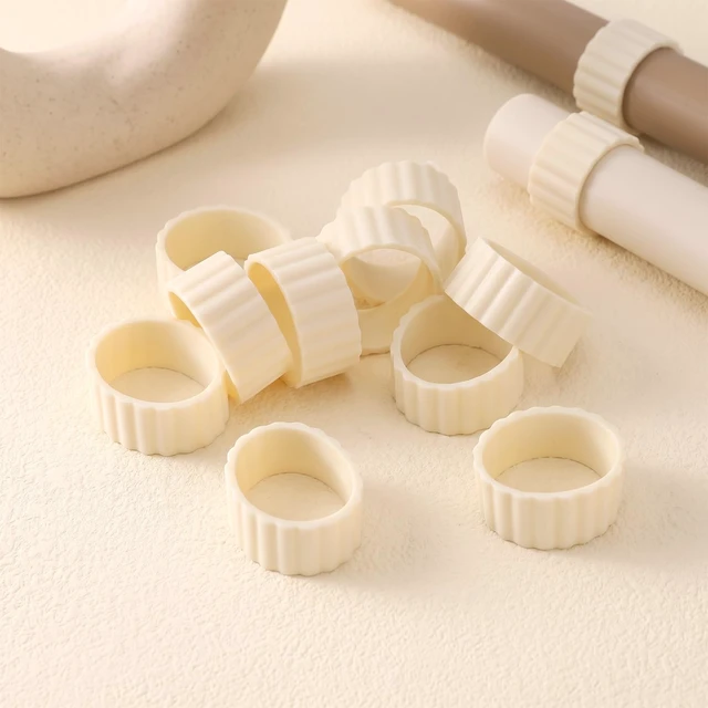 Alt view image 2 of 7 - 20 PCS Silicone Candle Rings for Taper Candles and Candle Cups