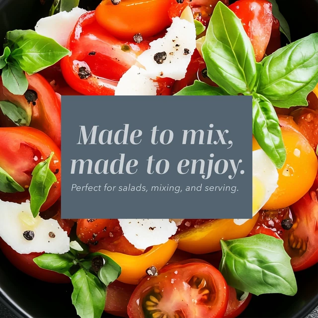 Alt view image 5 of 7 - COOK WITH COLOR Mixing Bowls with Lids - 12 Piece Plastic Nesting Bowls Set includes 6 Prep Bowls and 6 Lids, Microwave Safe Mixing Bowl Set, Blue Embossed