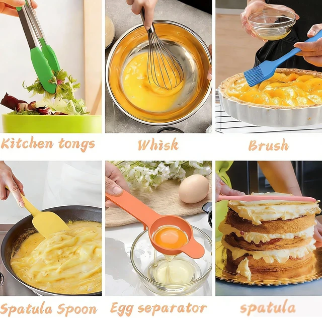 Alt view image 5 of 7 - Umite Chef Thickened Heavy-Duty 26pcs Stainless Steel Bowl, Mixing Bowl Set with Lid, Grater Attachment, Colorful Non-Slip Bottom and Kitchen Gadget Set, Sizes 7, 4, 2.5, 2.0, 1.5, 1QT