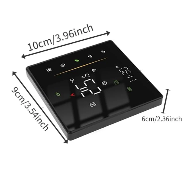Alt view image 5 of 7 - Smart Thermostat, Smart Thermostat Professional WIFI Programmable APP Control Energy Saving Flame Retardant Home Thermostat 95 to, Programmable