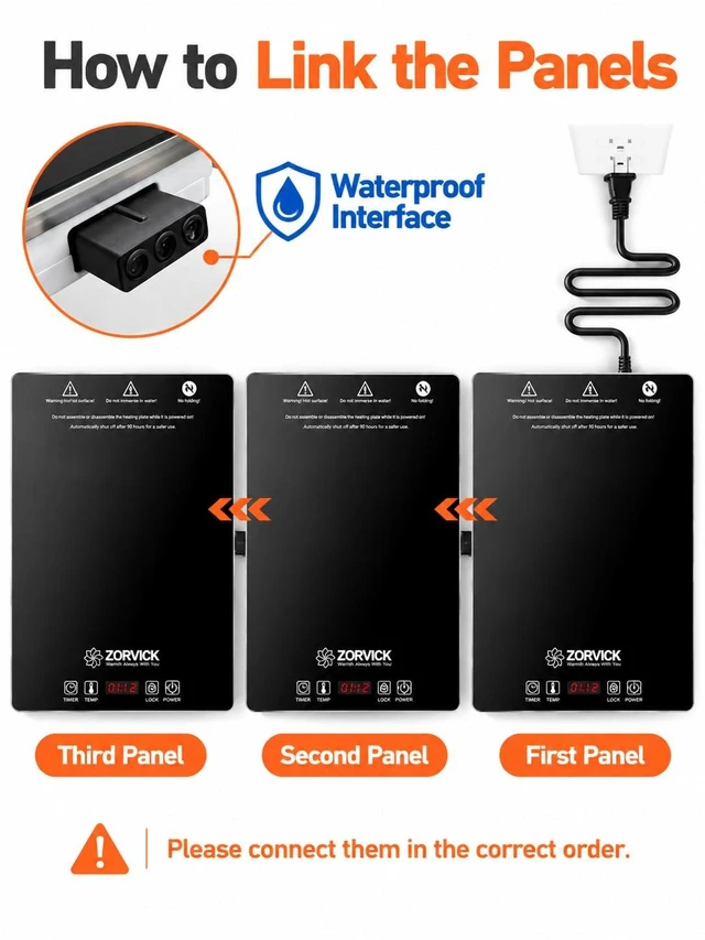 Alt view image 7 of 7 - Electric Warming Trays, 3-in-1 Independent Temp Control