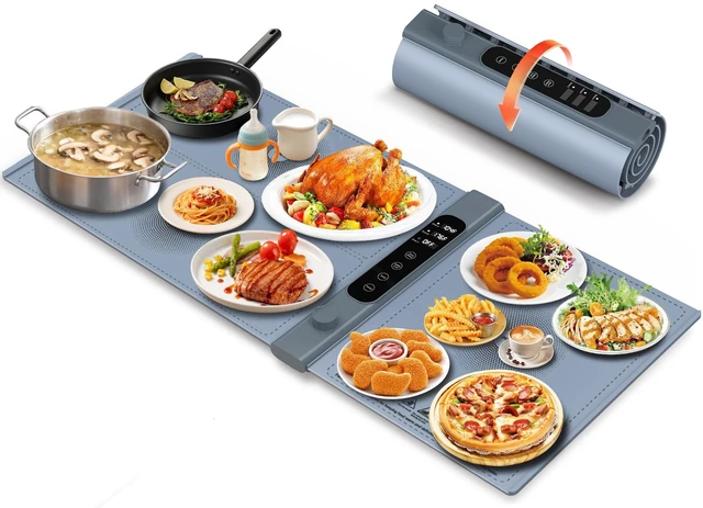 Main image of Warming Mat for Food with 3-Zone Independent Control, Extra Large 40"x17"