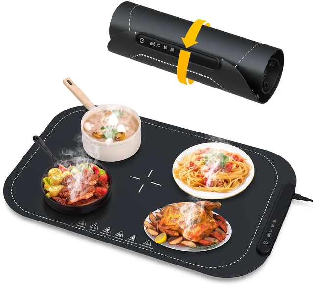 Main image of Monteka Warming Mat for Food with 3 Temperature Levels- 140/176/212