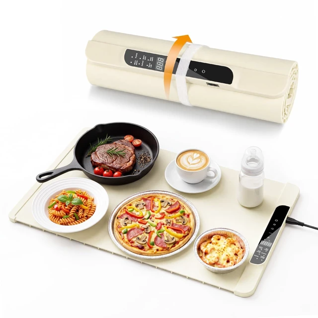 Main image of Warming Mat for Food, 36"x15" Large Food Warmers for Parties Buffet