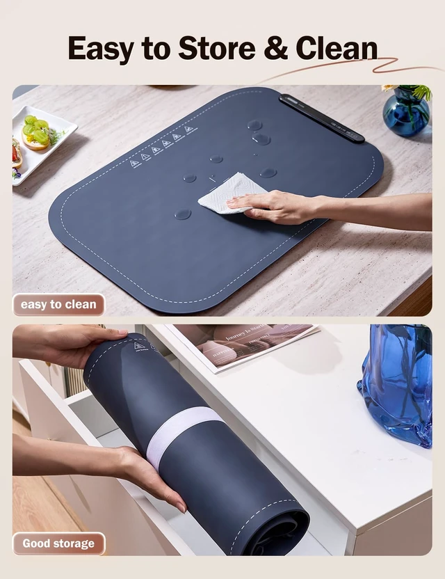 Alt view image 3 of 7 - Food Warming Mat, 24 x 16 in, Electric Warming Tray, Warming Mat for Food