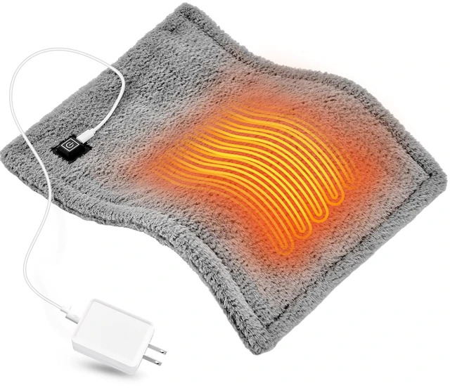 Main image of USB Heating Pad for Travel with 3 Heat Settings & Auto-Off Non-Rechargeable