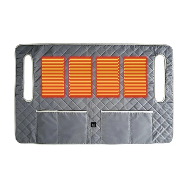 Main image of Warming Seat Pad, Comfort Heated Golf Cart Blanket Cushion, 128x80cm 5V