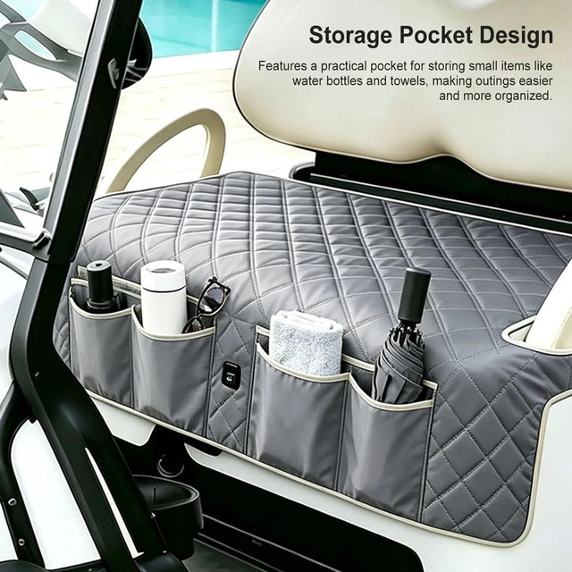Alt view image 4 of 7 - Warming Seat Pad, Comfort Heated Golf Cart Blanket Cushion, 128x80cm 5V