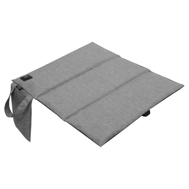 Alt view image 4 of 6 - Portable Heated Seat Cushion 3-Level Foldable USB Heating Heated Stadium Seats for Bleachers Outdoor Camping Hiking, 17x16in, Battery Not Included