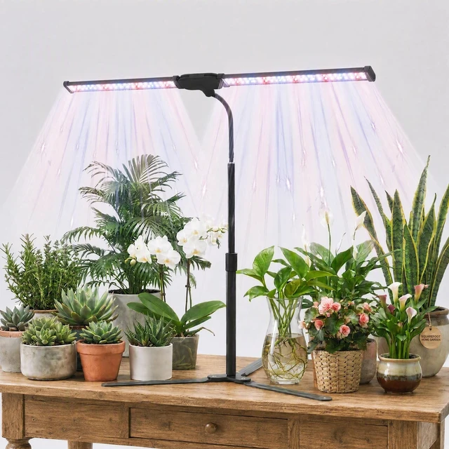 Main image of Grow Lights for Indoor Plants with 3 Lighting Modes, 4/8/12/18H Timer