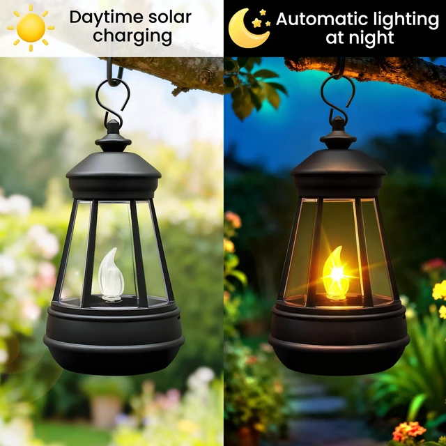 Alt view image 4 of 6 - 2 Pack Mini Solar Lantern Lights Replacement Parts for Outdoor Statue