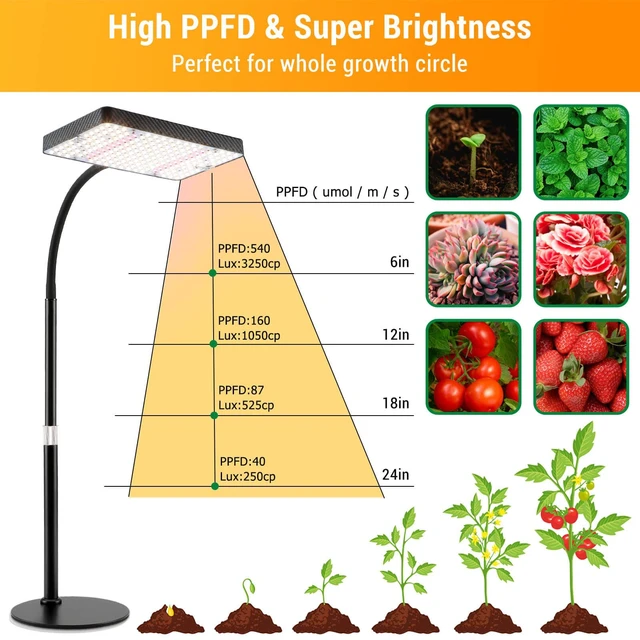 Alt view image 4 of 7 - FECiDA Bonsai Grow Light, Table Grow Lights for Indoor Plants Collection