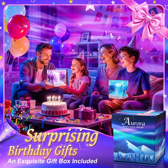 Alt view image 6 of 7 - Galaxy Projector Night Light,18-Color Teen Girl Gifts Trendy Stuff,GIFT BOX