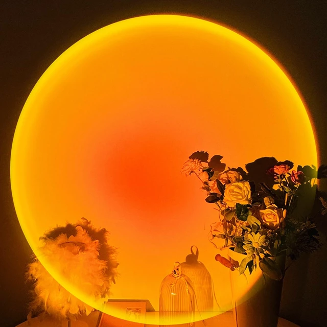 Alt view image 2 of 7 - Tsrarey Sunset Lamp Projector,180 Degree Rotation Sun Projection Light