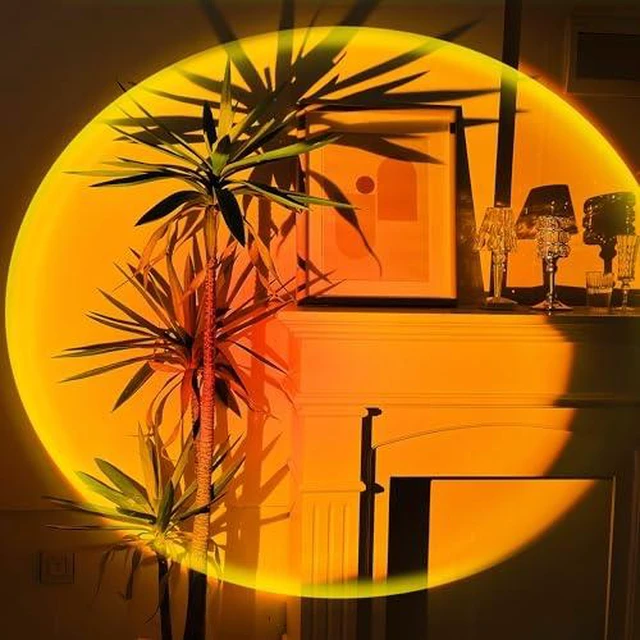 Alt view image 6 of 7 - Tsrarey Sunset Lamp Projector,180 Degree Rotation Sun Projection Light