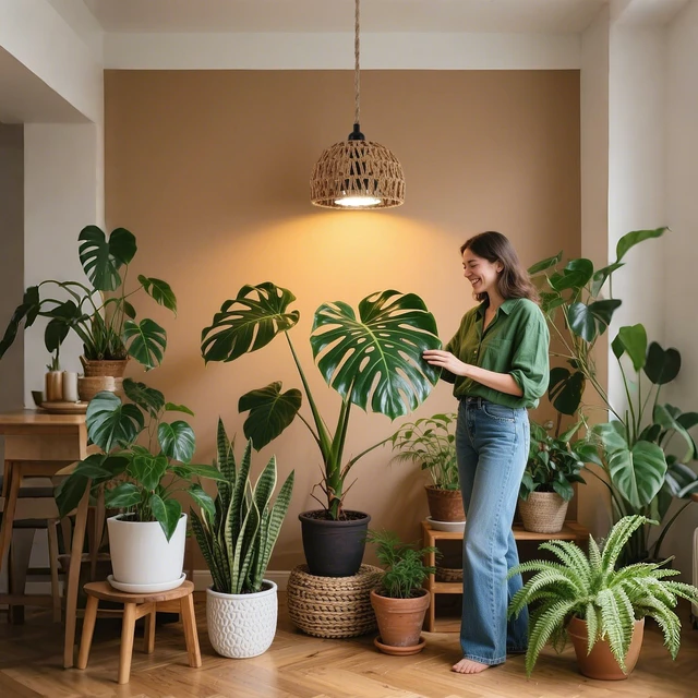Alt view image 7 of 7 - Hanging Grow Lights for Indoor Plants, Full Spectrum Plant Light, with Timer and 15FT Power Cord, 30W Pendant Plant Lights for Indoor Growing, Garden, Flowers, Greenhouse (4000k)