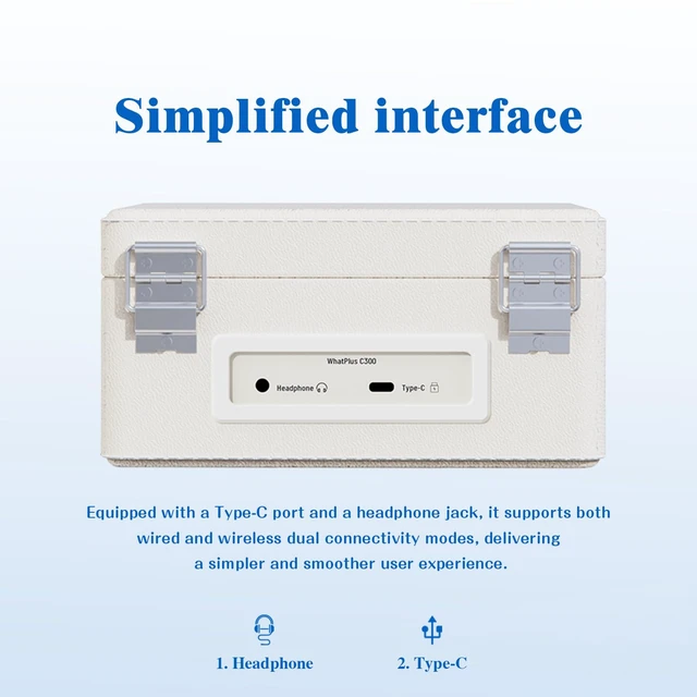 Alt view image 5 of 7 - CD Player with Bluetooth Speakers, App Control, Magnetic Display