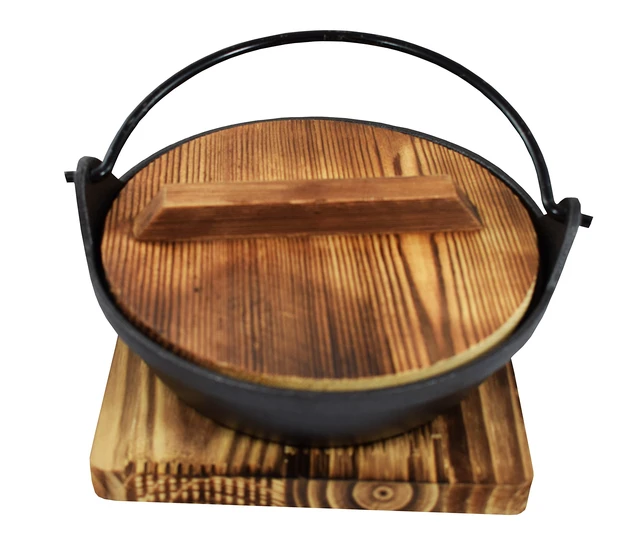Alt view image 3 of 4 - Square Wood Underliner/Trivet for Cast Iron/Hot Dish Sunrise Kitchen Supply (7" x 7") - Pack of 2