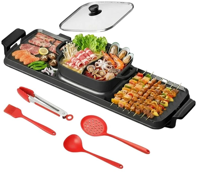 Main image of 2250W Electric Grill and Hot Pot Combo