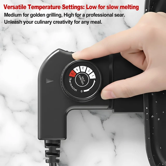 Alt view image 4 of 7 - 2250W Electric Grill and Hot Pot Combo