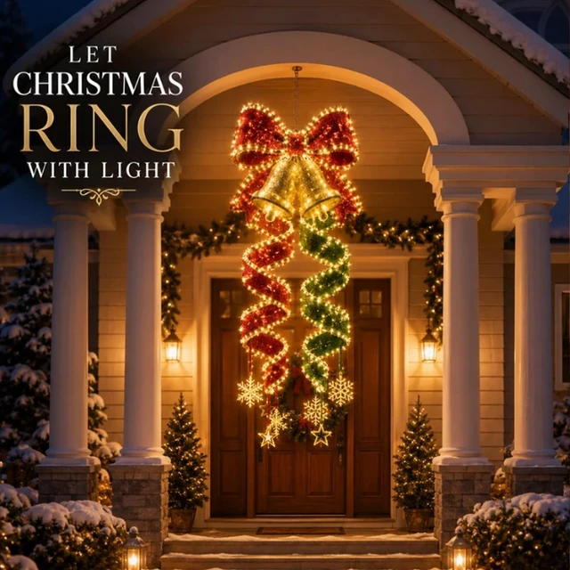 Alt view image 4 of 7 - Christmas Magic Spiral Hanging LED Light Collection (B)