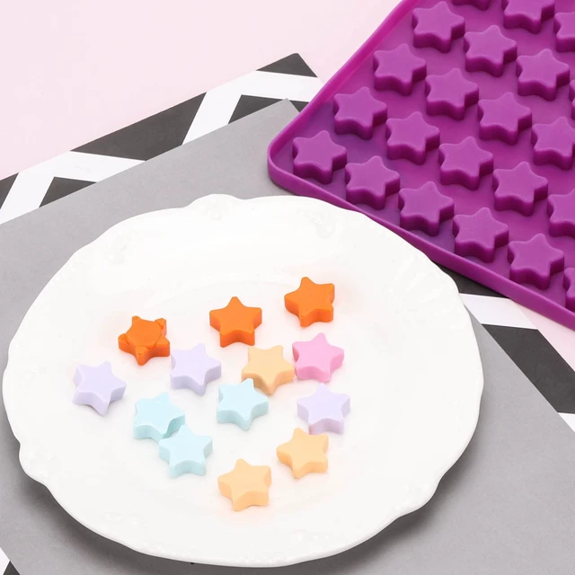 Alt view image 4 of 6 - 112 Cavity Mini Star Silicone Molds Fun Shaped Chocolate Molds for Homemade Dog Training Treats, Gummies, Candy, Chocolate Chips,Biscuits