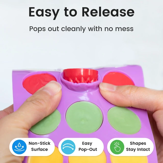 Alt view image 4 of 6 - 6-Pack Flower Chocolate Candy Molds, Silicone Baking Molds