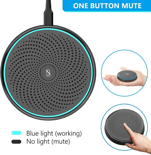 Alt view image 6 of 7 - ANSTEN Conference USB Microphone, Omnidirectional Condenser PC Mic