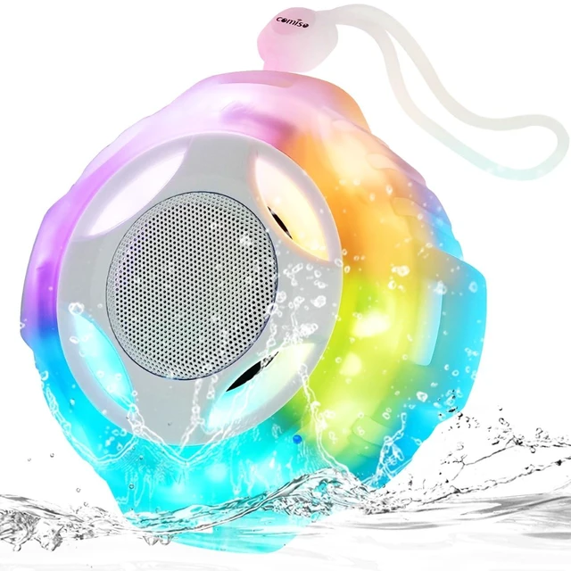 Main image of comiso Bluetooth Shower Speaker, IPX7 Waterproof Speaker with Robust Bass