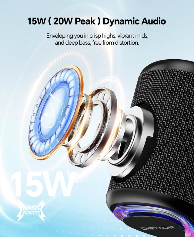 Alt view image 2 of 7 - Portable Bluetooth Speaker Gift Ideas: Outdoor Travel Essentials Waterproof