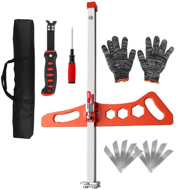 Main image of Foldable Drywall Cutting Tool Kit,0.59"-23.62" Cutting Range Drywall Cutter
