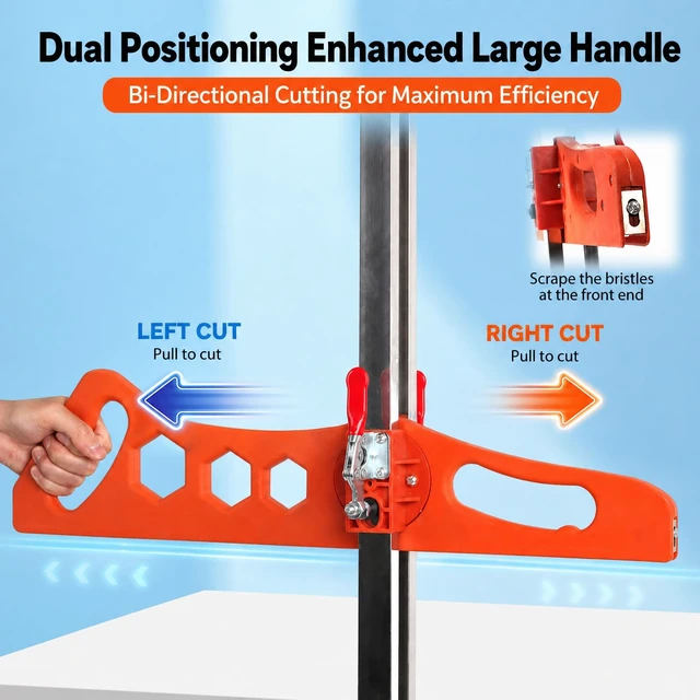 Alt view image 4 of 7 - Foldable Drywall Cutting Tool Kit,0.59"-23.62" Cutting Range Drywall Cutter