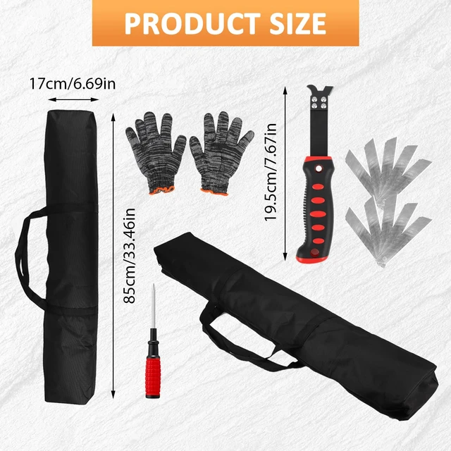 Alt view image 7 of 7 - Foldable Drywall Cutting Tool Kit,0.59"-23.62" Cutting Range Drywall Cutter