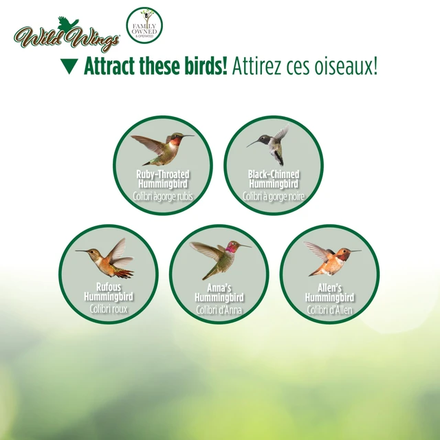 Alt view image 5 of 6 - Nature's Way Brid Products WWGHF1 Top Fill Hummingbird Feeder