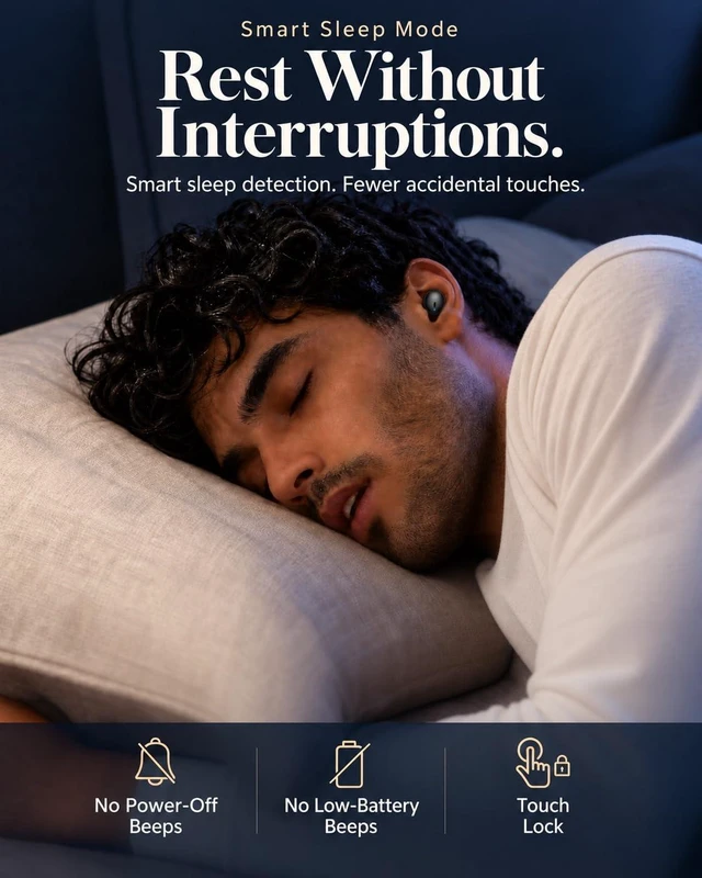 Alt view image 2 of 7 - Sleep Earbuds for Side Sleepers, Small Invisible Ear Plugs for Sleeping