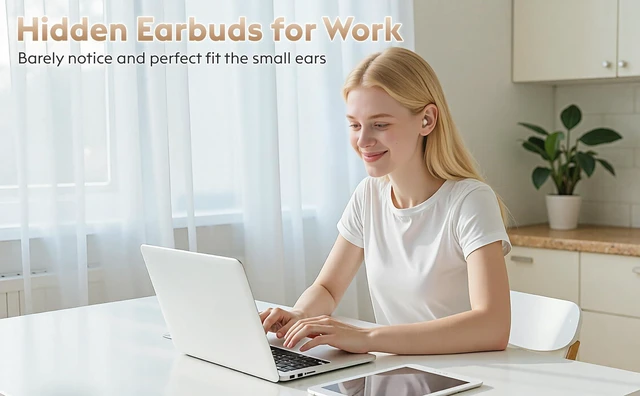 Alt view image 5 of 7 - Invisible Mini Sleep Earbuds Bluetooth Wireless for Side Sleeper Small Ears