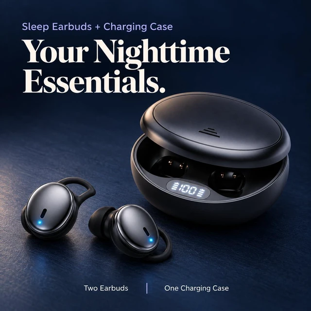 Alt view image 7 of 7 - Sleep Earbuds for Side Sleepers, Small Invisible Ear Plugs for Sleeping