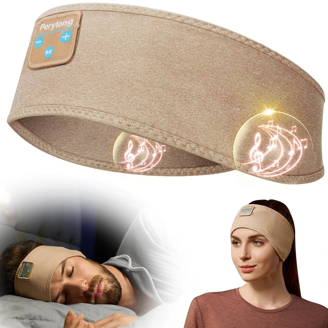 Main image of Bluetooth Headphones Headband, Sleep Headphones Bluetooth 5.4 Headband for Side Sleepers, Reduce Snoring Disturbance for Sleeping, Wireless Headphone for Workout Running Cool Gadgets Unique Gifts