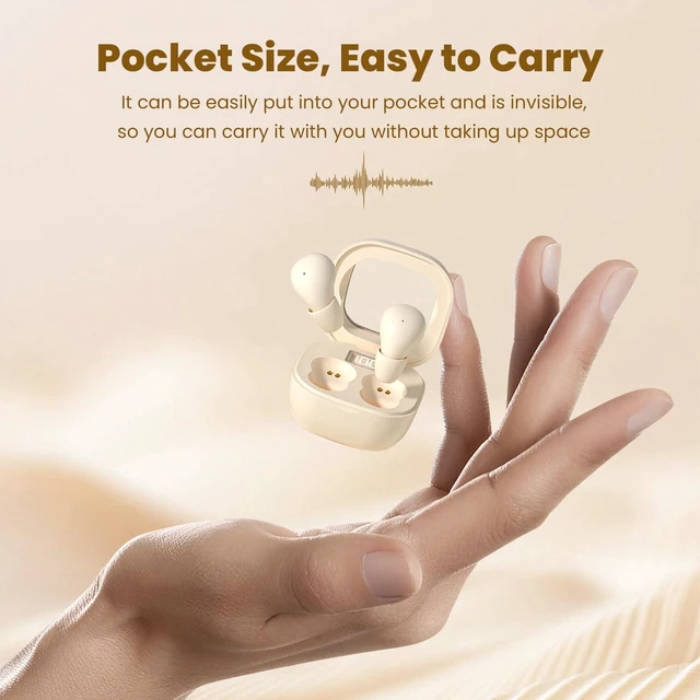 Alt view image 4 of 7 - Invisible Mini Sleep Earbuds Ear Buds for Side Sleepers Sleeping, Small Ears Canals Women Wireless Bluetooth Low Profile Smallest Disgused Tiny Micro Discreet Hidden Earbuds Headphones for Work