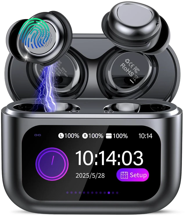 Main image of Sleep Earbuds Bluetooth 5.4 in Ear Touch Screen with Sleep Mode