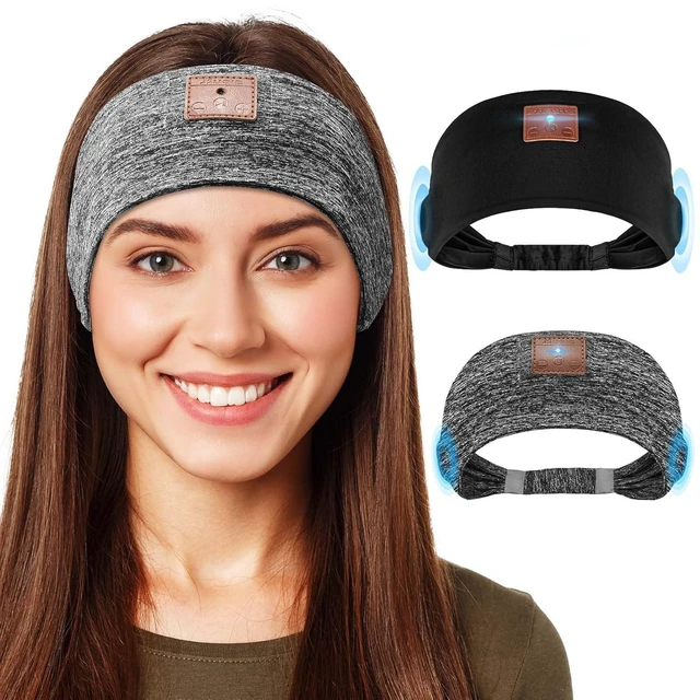 Main image of 2-Pack Sleeping Headphones, Headband Headphones with Thin Speakers