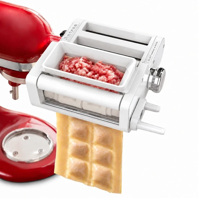 Main image of Antree 3-1 Ravioli & Pasta Roller / Cutter Attachment for KitchenAid Mixers