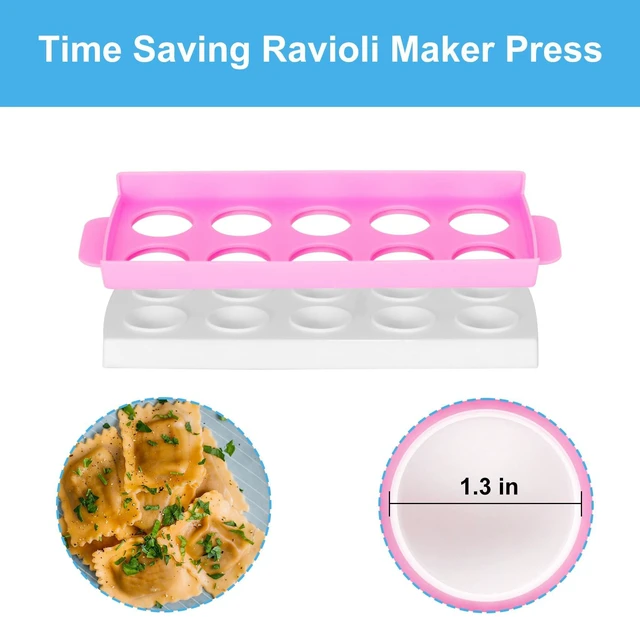Alt view image 3 of 7 - Pasta Making Tools Set, 13 PCS Pasta Making Kit Pasta Making Accessories Homemade Noodle Kit Ravioli Cutter Set
